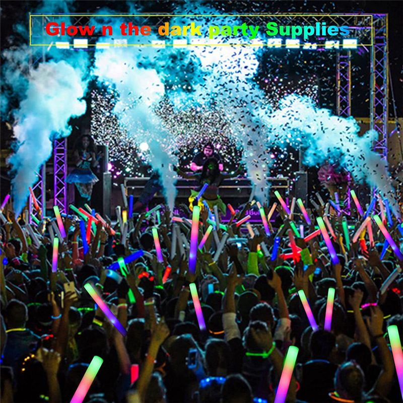 Flashing Led Foam Sticks Party - Barras luminosas A75K a granel, barras