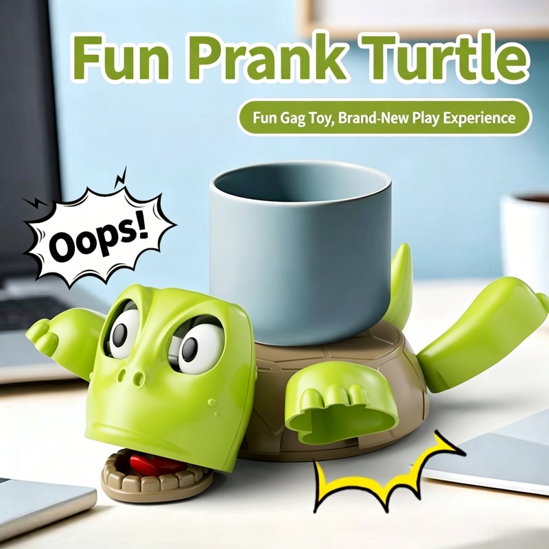Prank Toys - Posavasos De Tortuga Divertido Juego De