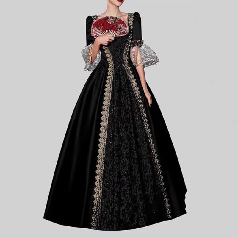 Medieval Renaissance Dress Women - Vestido Medieval Renacentista Victoriano para Mujer,
