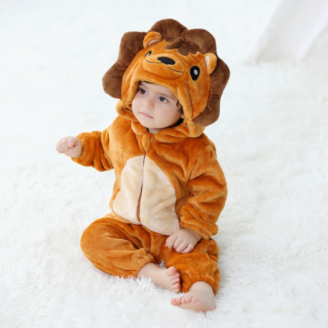 Bebé Kigurumi lindo León de di - Spiderman Jumpsuit Kids reseña y precio