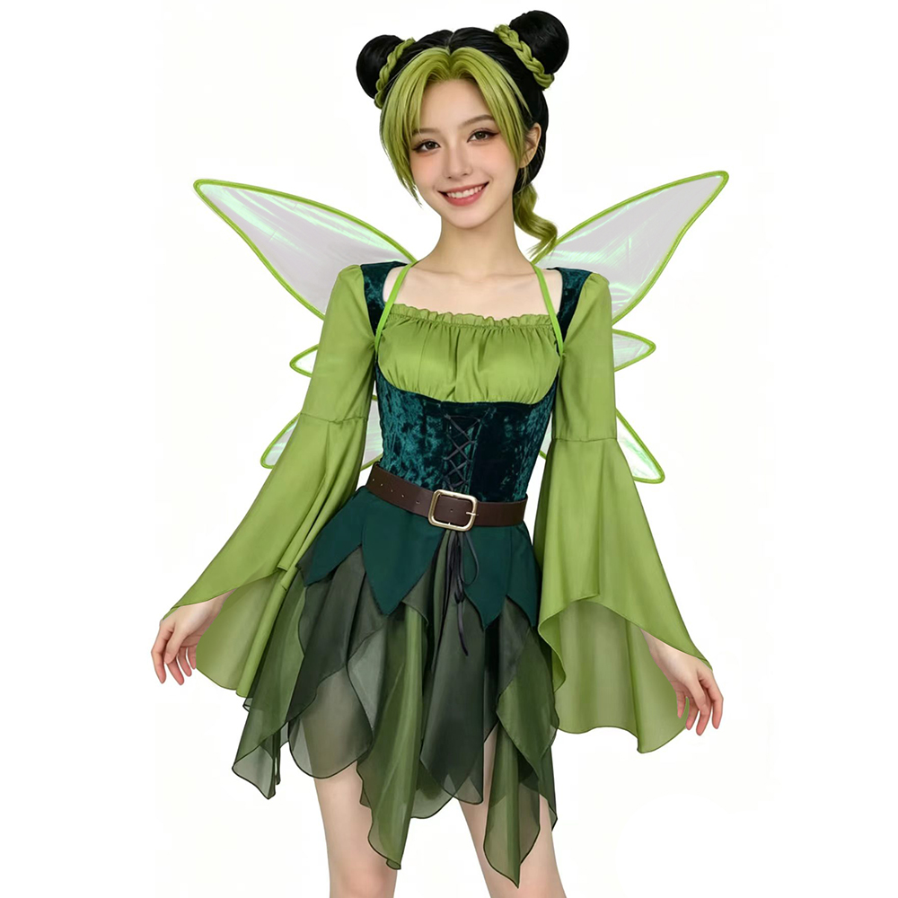 Vestido de cosplay de elfo med - Medieval Renaissance Dress Women reseña y precio