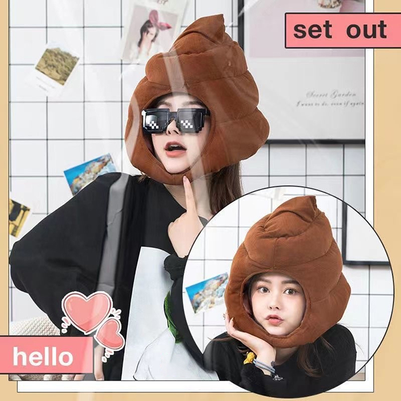 Sombrero de peluche con forma  - Fake Poop Gag Gift reseña y precio