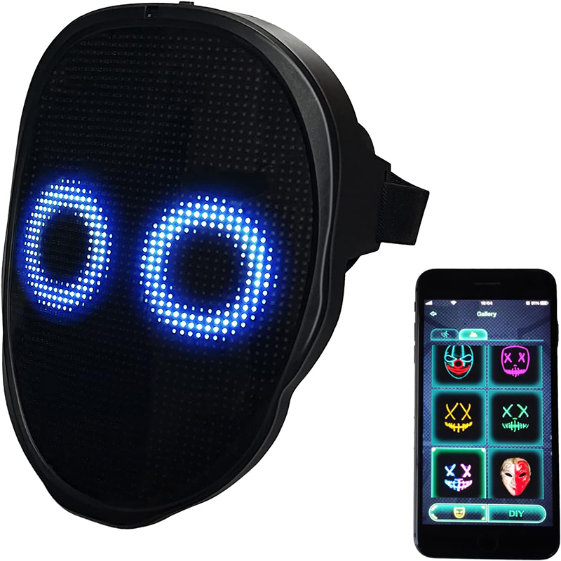 Máscara con luz LED para fiest - Led Purge Mask Halloween reseña y precio