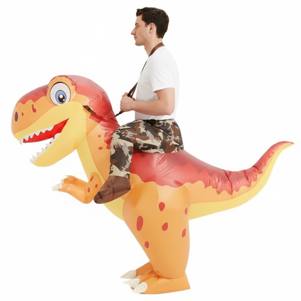 Disfraz inflable de dinosaurio - Inflatable Dinosaur Costume Adult reseña y precio
