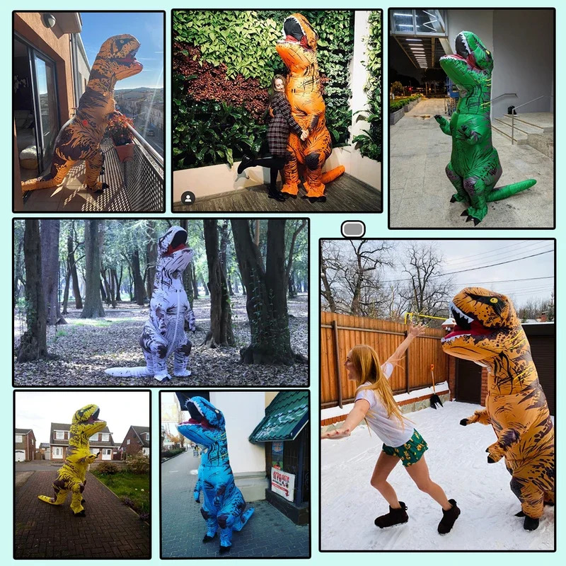 Disfraz de dinosaurio inflable - Inflatable Dinosaur Costume Adult reseña y precio