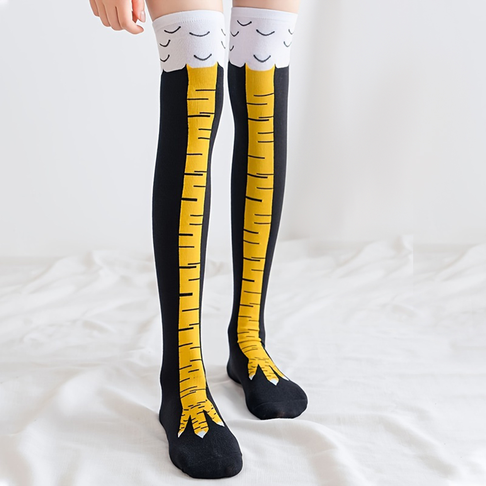 1 Par de Calcetines Largos has - Funny Chicken Leg Socks reseña y precio
