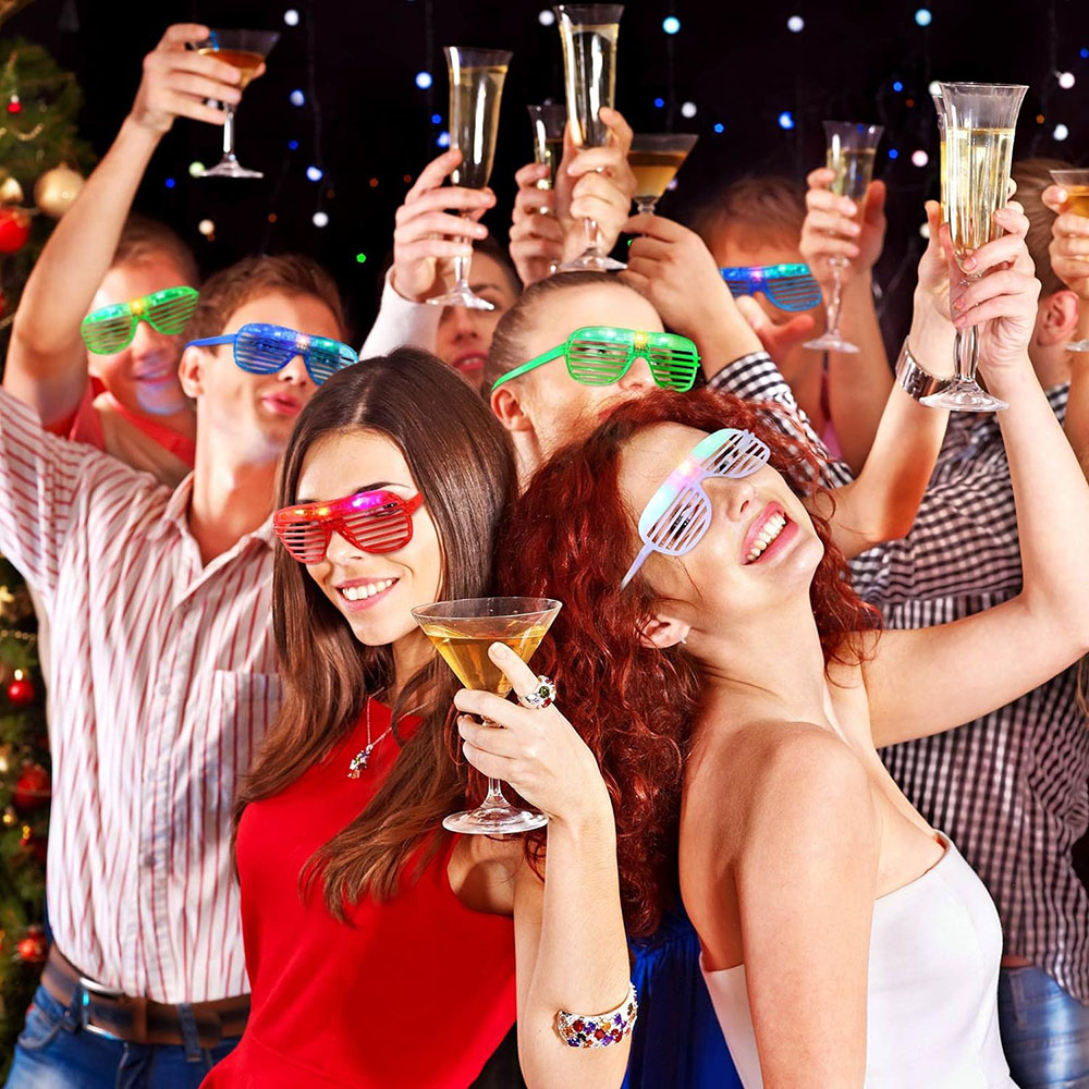 Gafas LED Luminosas para Fiest - Glow In The Dark Party Glasses reseña y precio