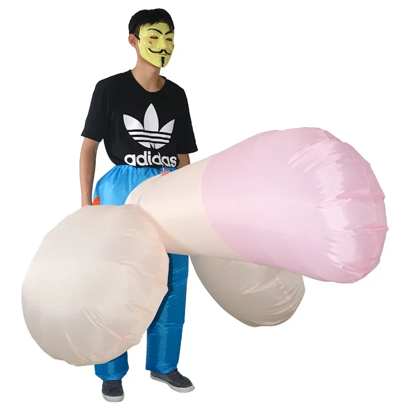 Traje inflable divertido para  - Inflatable Dinosaur Costume Adult reseña y precio