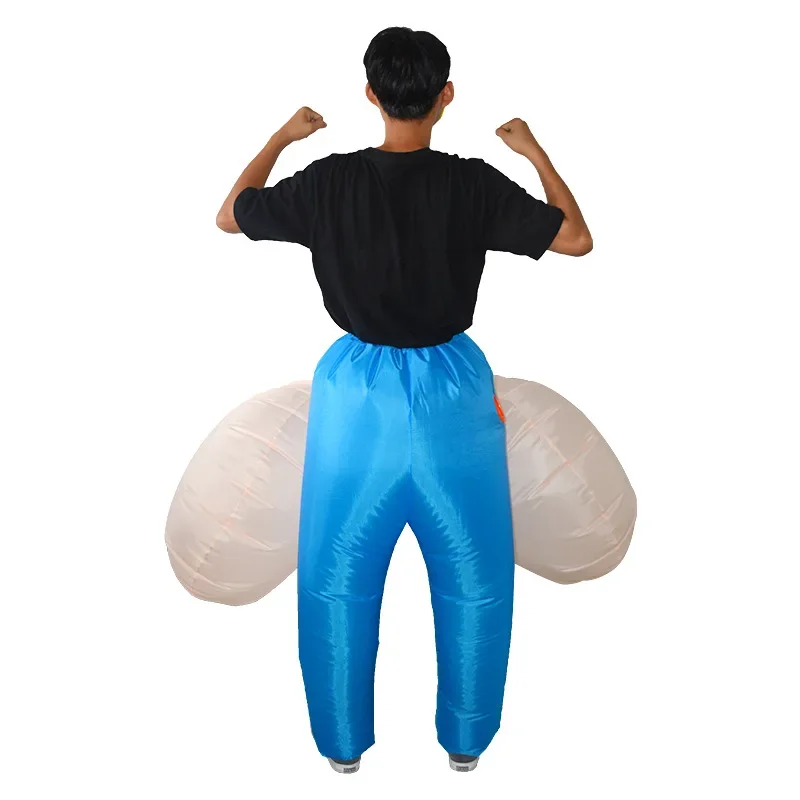 Traje inflable divertido para  - Inflatable Dinosaur Costume Adult reseña y precio