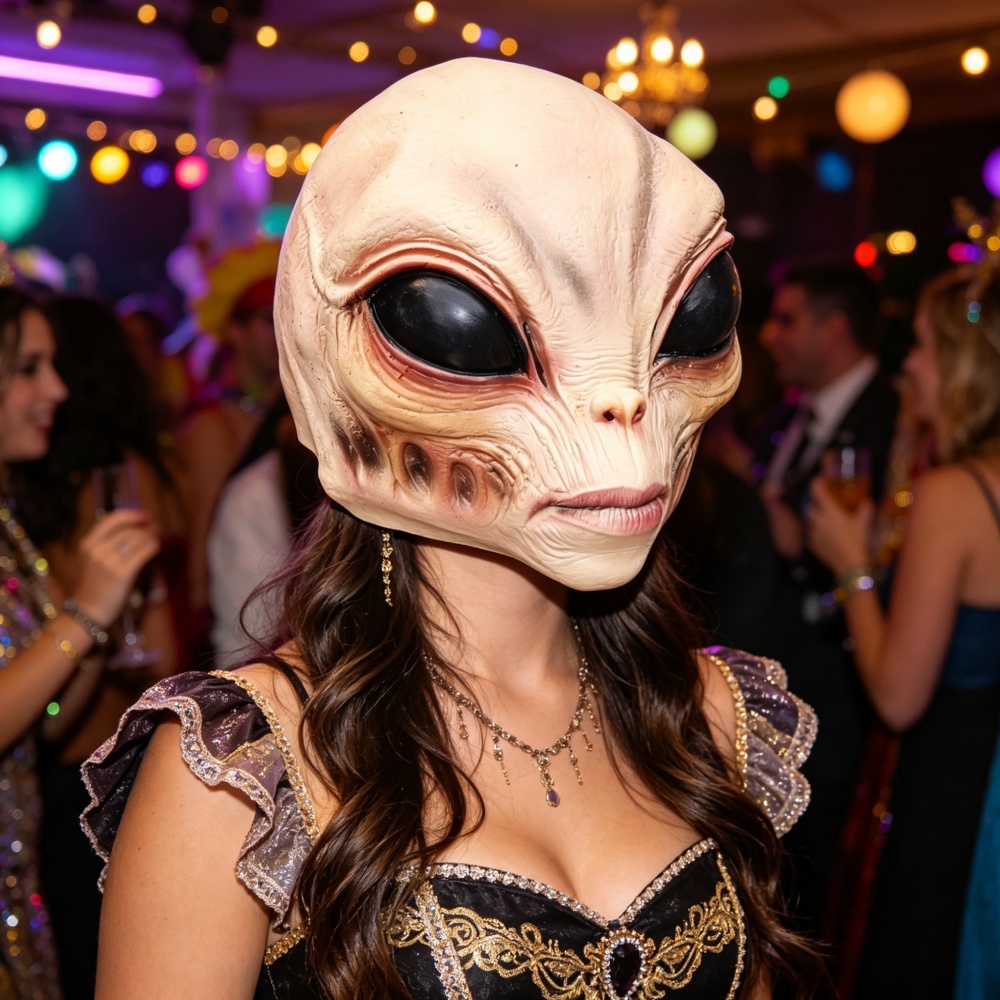 Máscara de alienígena para Hal - Latex Alien Mask Realistic reseña y precio