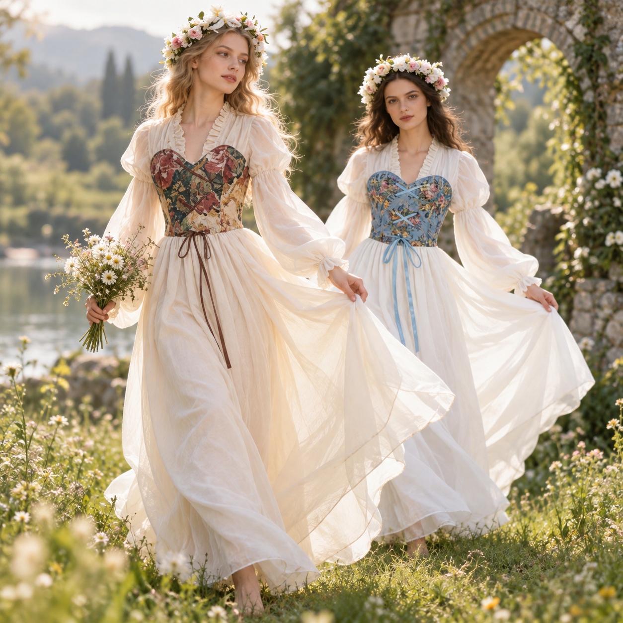 Vestido de cintura con corsé d - Costumes reseña y precio