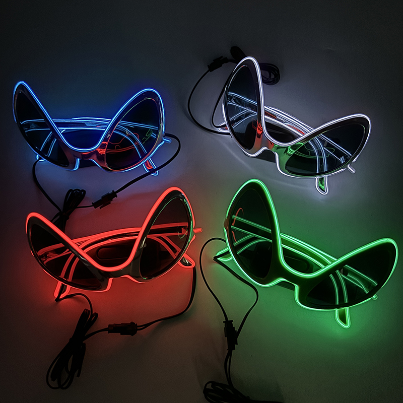 Gafas alienígenas con luz LED  - Glow In The Dark Party Glasses reseña y precio