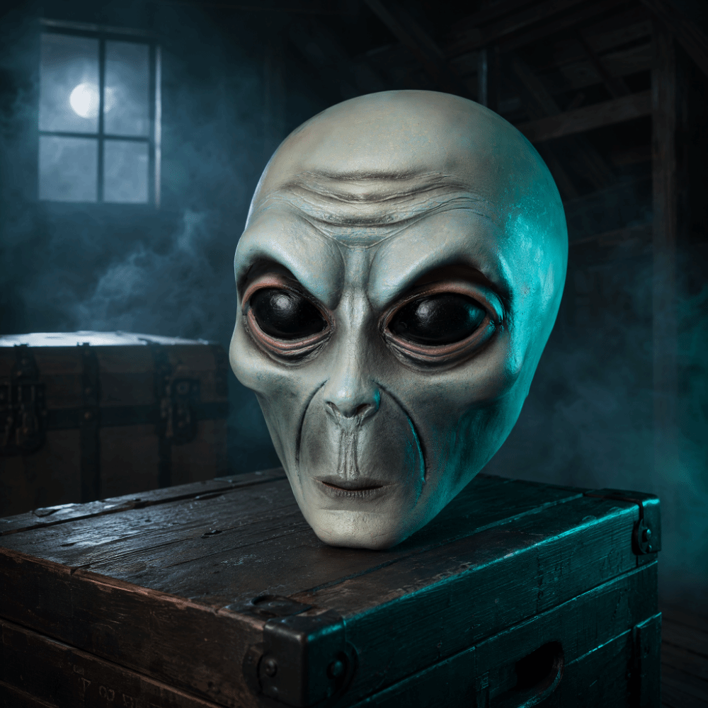 Máscara alienígena de látex, m - Latex Alien Mask Realistic reseña y precio