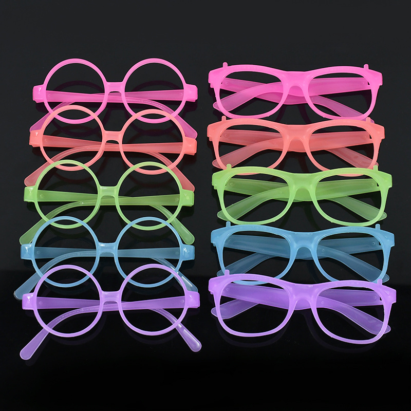 Gafas de neón que brillan en l - Glow In The Dark Party Glasses reseña y precio