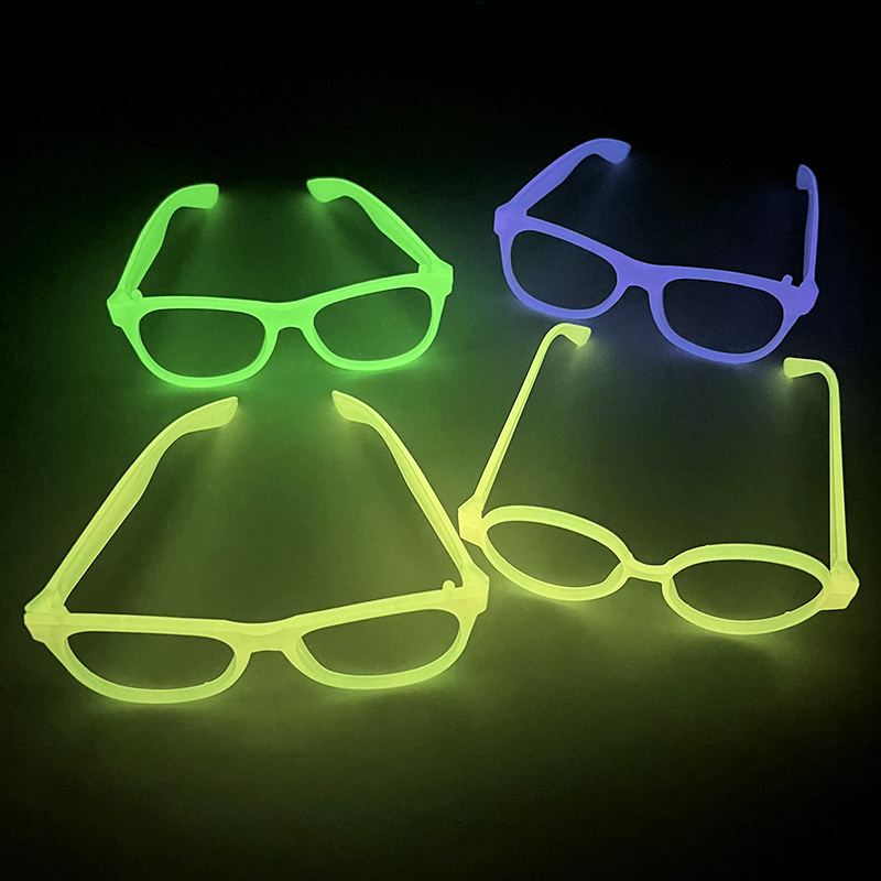 Gafas de neón que brillan en l - Glow In The Dark Party Glasses reseña y precio